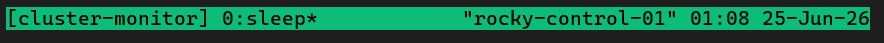 Hardened TMUX Telemetry Layout